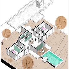 My project in Digital Illustration of Architectural Projects course. Un proyecto de Arquitectura, Paisajismo, Ilustración digital, Arquitectura digital e Ilustración arquitectónica de mahdieh.mfarahani - 05.12.2021
