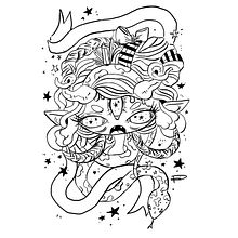 Kowaii. Un proyecto de Ilustración tradicional de Tricia Diaz - 05.12.2021
