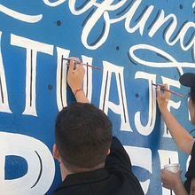 Canal Encuentro | Mural. Un proyecto de Lettering, H y lettering de LetterMafia - 05.12.2021