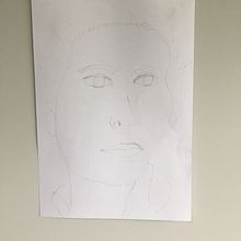 Soft pastel portrait. Design project by Maggie Rudd - 12.06.2021