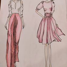 Meu projeto do curso: Ilustração de croqui de moda Ein Projekt aus dem Bereich Traditionelle Illustration, Skizzenentwurf, Modedesign und Digitale Zeichnung von anacngo - 06.12.2021