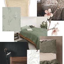 Rustic & Warm - Bedroom Collection. Ilustração botânica, Ilustração naturalista, e Design floral e vegetal projeto de Digna Gros - 06.12.2021