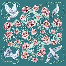 My project in Contemporary Print Design: Scale, Color, and Composition course . % Ekaterina Yurtaeva tarafından hazırlanan Moda Tasarımı, Guaj Bo, ama, Tablo, Ve Desen Tasarımı projesi - 12.03.2021