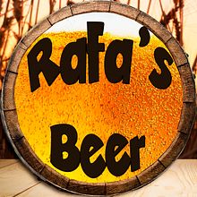 LOGOTIPO - CERVEJARIA - RAFA'S BEER. Un proyecto de Ilustración tradicional, Diseño, Diseño de logotipos, Publicidad y Gestión del Portafolio de Kawan Rodrigues dos Santos - 06.12.2021