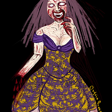 Creepy vampire . % Roxane Onyria tarafından hazırlanan Geleneksel illüstras, on, Çizim, Dijital İllüstras, on, Ve Sanatsal Çizim projesi - 12.07.2021