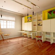 FLEXIBLE SPACE. Architecture, 3D Modeling, Digital Architecture, 3D Design, and ArchVIZ project by cursosd_1746535593 - 12.07.2021