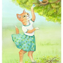 My project in Animal Characters in Watercolor for Children’s Books course. Traditional illustration, Fine Arts, Painting, Drawing, Watercolor Painting, Children's Illustration, and Narrative project by jo.pegasusart - 01.11.2022
