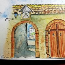 Mi Proyecto del curso: Cuaderno de viaje en acuarela. Traditional illustration, Watercolor Painting, Architectural Illustration, and Sketchbook project by Fernando Lucini - 12.07.2021