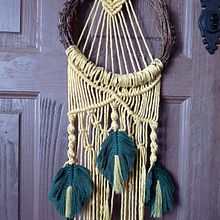 Mi Proyecto del curso: Macramé: nudos básicos y complejos. Accessor, Design, Interior Design, and Macramé project by mabyzu - 12.07.2021