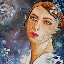 Mi Proyecto del curso: Retrato ilustrado en acuarela. Projekt z dziedziny Trad, c, jna ilustracja,  Sztuki piękne,  Malarstwo,  R, sunek, Malowanie akwarelą, Portret,  R, sunek art, st i czn użytkownika Mariangeles Garcia - 07.12.2021