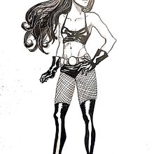 Mi Proyecto del curso: Diseño de personajes femeninos para cómics. Design de personagens, Comic, e Desenho projeto de Sebastian Asmat - 07.12.2021