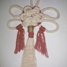 Meu projeto do curso: Repertório de nós de macramê. Accessor, Design, Arts, Crafts, Fiber Arts, and Macramé project by Patricia Teixeira - 12.07.2021