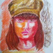 Mi Proyecto del curso: Dibujo de retratos expresivos con tizas pastel. Traditional illustration, Fine Arts, Drawing, Portrait Drawing, and Artistic Drawing project by Ana Karina Moreno - 12.07.2021
