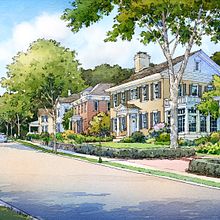 Caswell Heights. Un progetto di Illustrazione architettonica, Illustrazione tradizionale e Architettura di JJ Zanetta - 08.12.2021