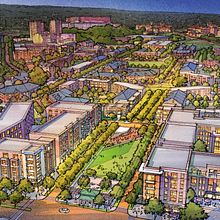West Side Chattanooga. Un progetto di Illustrazione tradizionale, Architettura e Illustrazione architettonica di JJ Zanetta - 08.12.2021