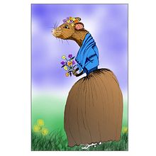 My Final project in Anthropomorphic Character Creation course. Traditional illustration, Character Design, Drawing, Digital Illustration, and Watercolor Painting project by Tracey Knox - 12.08.2021