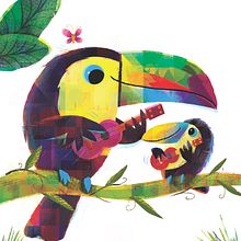 High Five Magazine Cover illustration for Highlights . Un proyecto de Ilustración infantil, Ilustración tradicional e Ilustración digital de Gareth Lucas - 08.12.2021