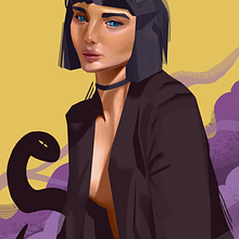 My project in Principles of Digital Painting for Portraits course. Projekt z dziedziny  Malarstwo, Malarstwo c i frowe użytkownika akseli - 07.12.2021