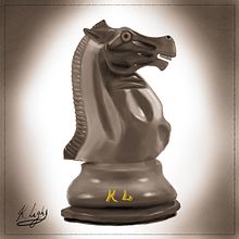 Chess Avatars. Un proyecto de Br, ing e Identidad y Pintura digital de Kevin Light - 18.06.2019
