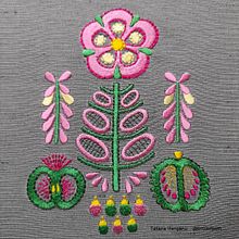 Mon projet du cours : Théorie de la couleur pour projets textiles. Fashion Design, Embroider, and Color Theor project by Tatiana Gil d'Eva - 12.08.2021