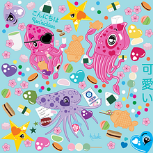 Nadeshiko's Tea Party. Traditional illustration, Character Design, Graphic Design, Vector Illustration, Creativit, and Children's Illustration project by Katharine Kearns - 12.09.2021