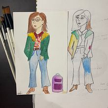 Mi Proyecto del curso: Ilustración y caracterización de personajes con acuarela. Un proyecto de Ilustración tradicional, Diseño de personajes, Pintura y Pintura a la acuarela de Edith Mariana Barajas Michel - 09.12.2021
