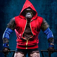 gorilla lifter. Un proyecto de Fotomontaje de Alex Faz - 08.12.2021