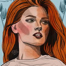 Mi Proyecto del curso: Retrato ilustrado con Procreate . Ilustrasi tradisional, Ilustrasi Vektor, Ilustrasi Digital, Dan Menggambar Potret proyek oleh Jessie Cortés - 12.09.2021