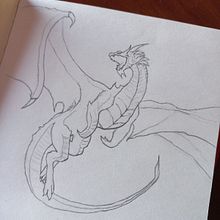 Dragon. Un projet de Illustration traditionnelle de Maria Antipova - 09.12.2021