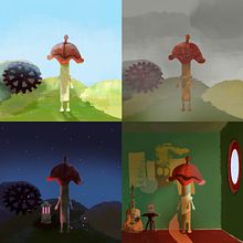 My project in Lighting Principles for Digital Painting course. Traditional illustration, Digital Illustration, and Digital Painting project by Ana Correia - 12.09.2021