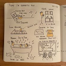 Mon projet du cours : Journal intime illustré : pratiquez au quotidien la pleine conscience. Fine Arts, Sketching, Creativit, Drawing, and Sketchbook project by cami_illu - 12.09.2021