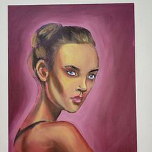 La bailarina . Een project van  Olieverfschilderij y Traditionele illustratie van antoniogarciaeg - 09.12.2021