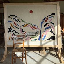 Paysages w/ tufting. Un proyecto de Ilustración tradicional, Artesanía, Diseño de interiores y Decoración de interiores de Célia Bruneau - 09.12.2021