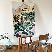 Paysages à la gouache. Un proyecto de Pintura gouache, Dibujo, Ilustración tradicional, Bellas Artes y Pintura de Célia Bruneau - 09.12.2021