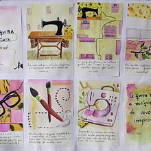 Meu projeto do curso: Do relato autobiográfico ao conto ilustrado. Traditional illustration, Writing, Pencil Drawing, Stor, telling, Children's Illustration, Ink Illustration, and Narrative project by Daniela Urias - 12.09.2021