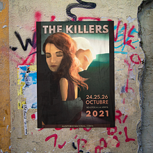 The Killers - Gigposter Ein Projekt aus dem Bereich Design, Traditionelle Illustration, Werbung, Kunstleitung, Events, Bildende Künste, Vektorillustration, Kreativität, Plakatdesign, Digitale Illustration und Concept Art von Alberto Loredo - 26.02.2021