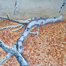 My project in Atmospheric Landscapes in Watercolor  course. Un progetto di Belle arti, Pittura e Pittura ad acquerello di Nina Gotua - 10.12.2021