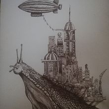 Mi Proyecto del curso: Ilustración surrealista con rotuladores. Traditional illustration, Pencil Drawing, Drawing, Realistic Drawing, Artistic Drawing & Ink Illustration project by nanob.nb - 12.10.2021