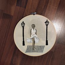 Mi Proyecto del curso: Bordado en fotografías sobre tela. Fotografia, Colagem, Papercraft, Estampagem, Bordado, DIY, e Design têxtil projeto de Elvira Pérez - 10.12.2021