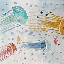Mijn project van de cursus: Moderne aquareltechnieken. Traditional illustration, Fine Arts, Painting, and Watercolor Painting project by Xandra - 12.10.2021