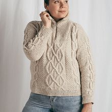 Sveaborg zipper front pullover Ein Projekt aus dem Bereich H und werk von Sari Nordlund - 10.12.2021
