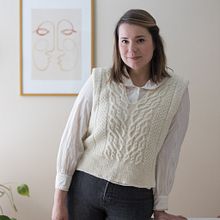 Cable knitted vest Ein Projekt aus dem Bereich H und werk von Sari Nordlund - 10.12.2021