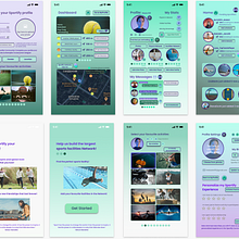 Sportify - App that connects people through sport. Un proyecto de Diseño de apps de Aleksandra Karatanovska - 10.12.2021