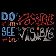 Mi Proyecto del curso Lettering: Do the impossible, see the invisible. Lettering, Lettering digital, Design digital, e Lettering 3D projeto de auroyavi - 10.12.2021