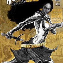 WONDERWOMAN: BLACK & GOLD iNTRODUCING: #NUBIA !. Traditional illustration, and Comic project by Daniel Maine - 12.10.2021