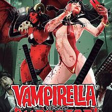 VAMPIRELLA VS PURGATORY 1. Traditional illustration, and Comic project by Daniel Maine - 12.10.2021