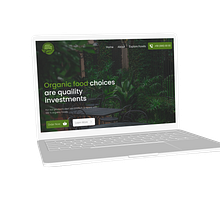 The Organic Cafe / Landing Page ( Trial). Un proyecto de Diseño Web, Gestión del Portafolio y Diseño mobile de Emine Akpınar - 02.12.2021