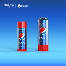 Projeto conceito para cosméticos Studio35 X Pepsi. Br, ing, Identit, Design, Graphic Design, Packaging, Product Design, and 3D project by Marcelo Jarra - 12.12.2021