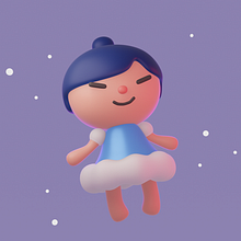 My project in Kawaii Character Creation in 3D with Blender course. Un progetto di Illustrazione tradizionale, Character design, Illustrazione digitale, Modellazione 3D e Manga di hoangvinh_creative - 11.12.2021