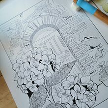 Mi Proyecto del curso: Ilustración con tinta y plumilla: captura el mundo natural. Esboçado, Desenho, Desenho artístico, Sketchbook, Ilustração com tinta e Ilustração naturalista projeto de Carmen Flores - 12.12.2021